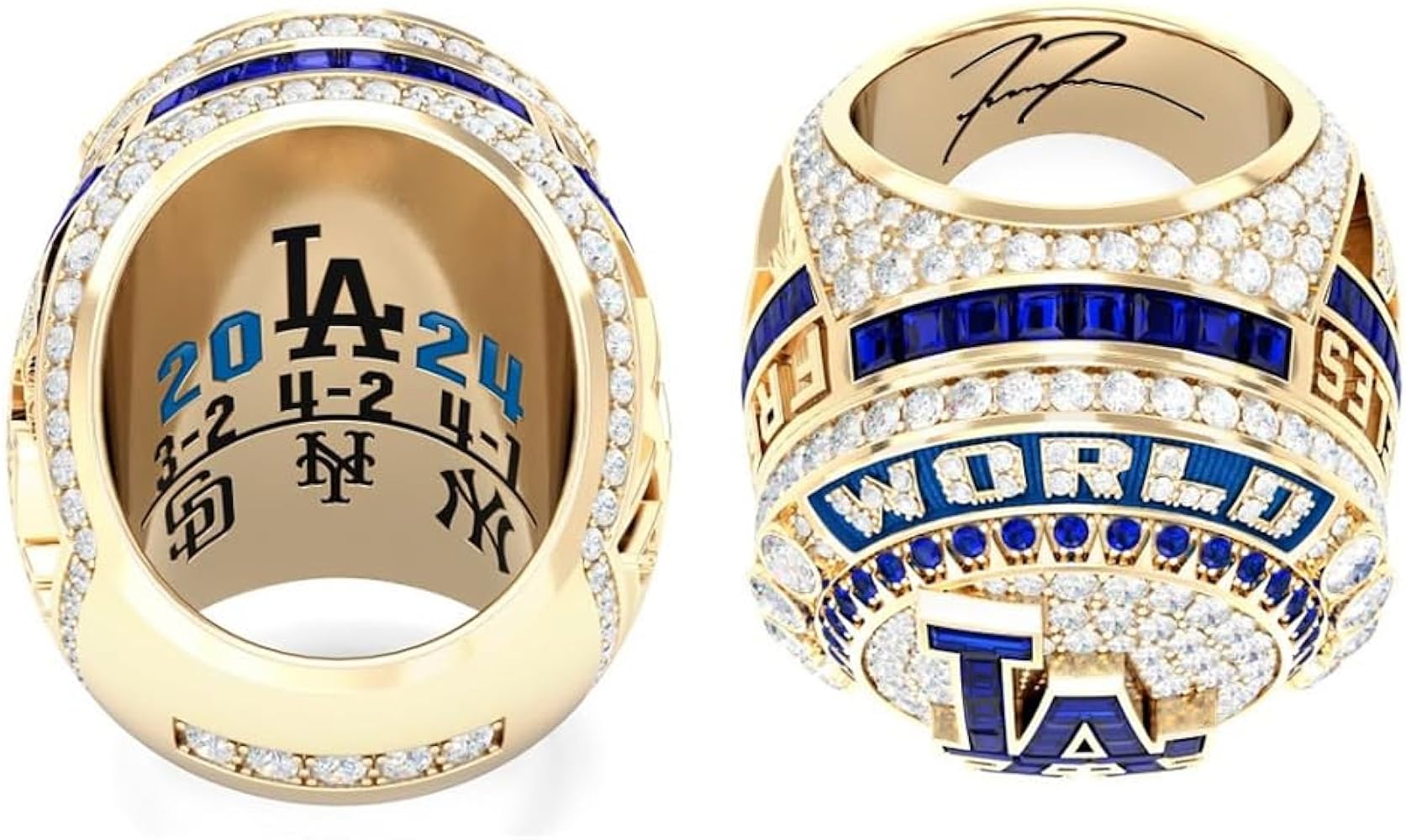 Amazon | [Lwydbo] 大谷 翔平 グッズ 指輪 2024年 17番 チャンピオン